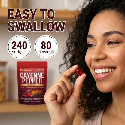 GOvara Cayenne Pepper Extract Softgels