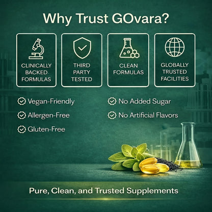 GOvara Oil of Oregano & Black Seed Oil Softgels