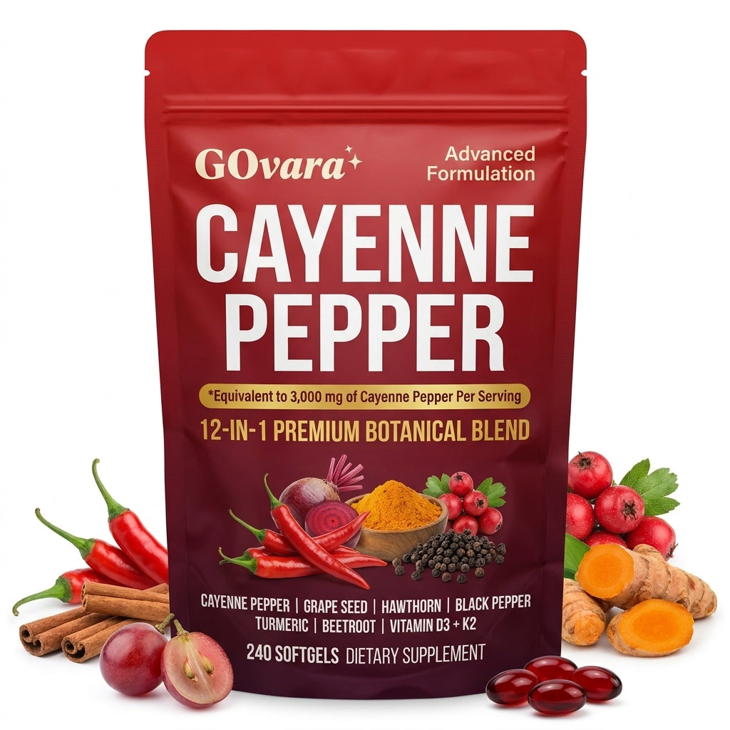 GOvara Cayenne Pepper Extract Softgels
