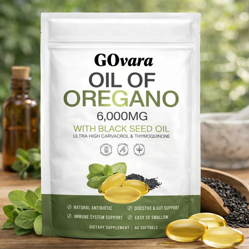 GOvara Oil of Oregano & Black Seed Oil Softgels